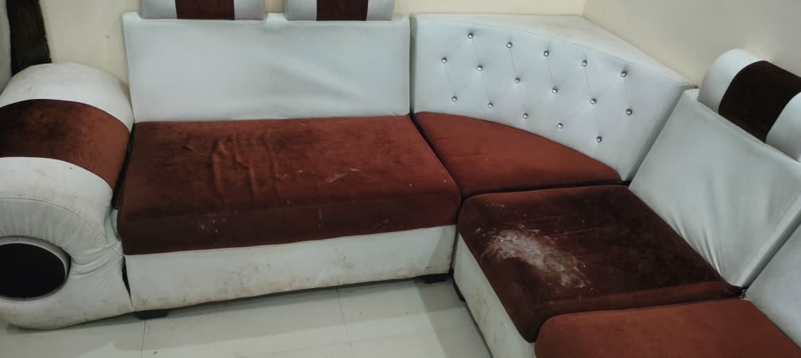 Sofa Cleaning before