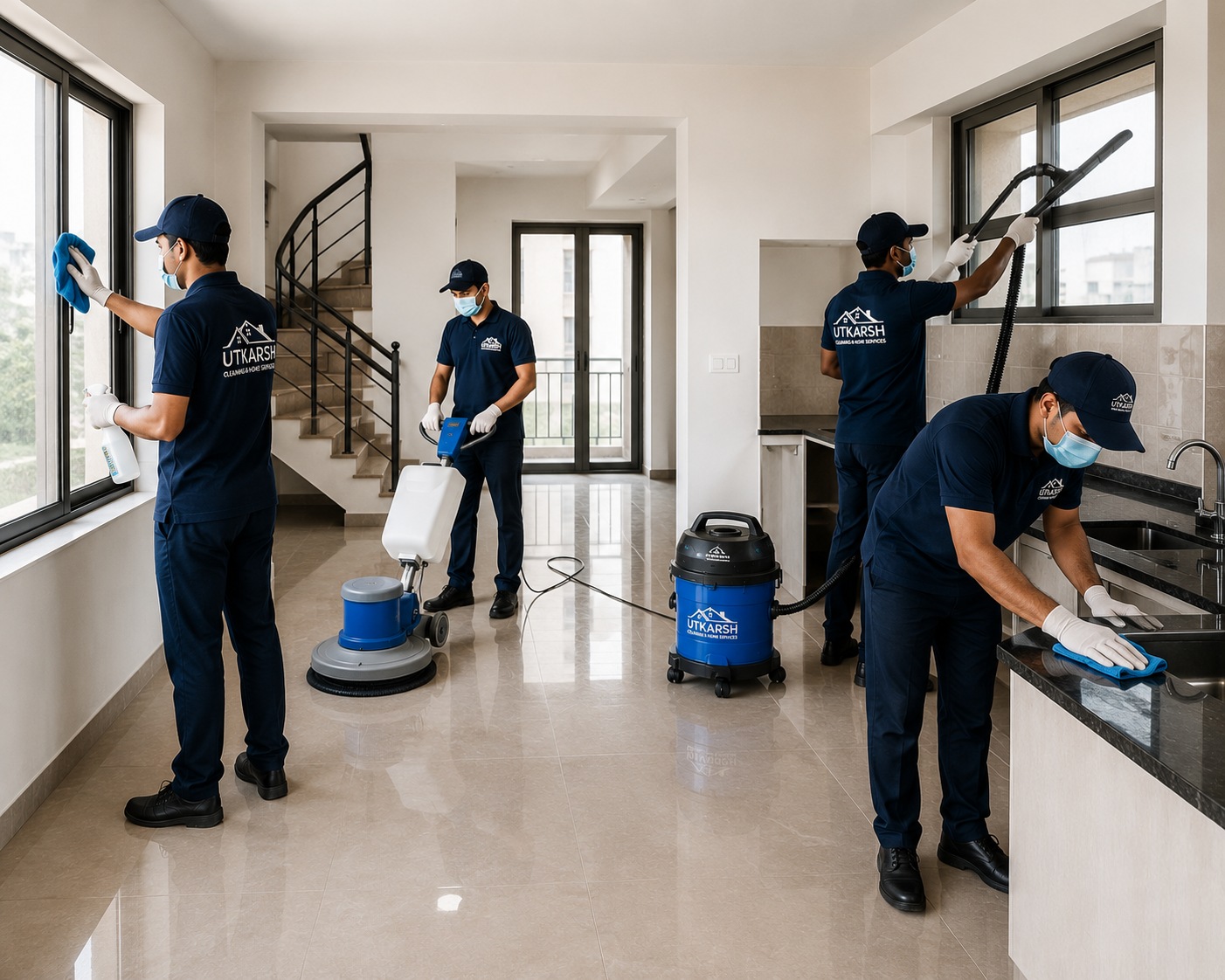 Double Floor Cleaning