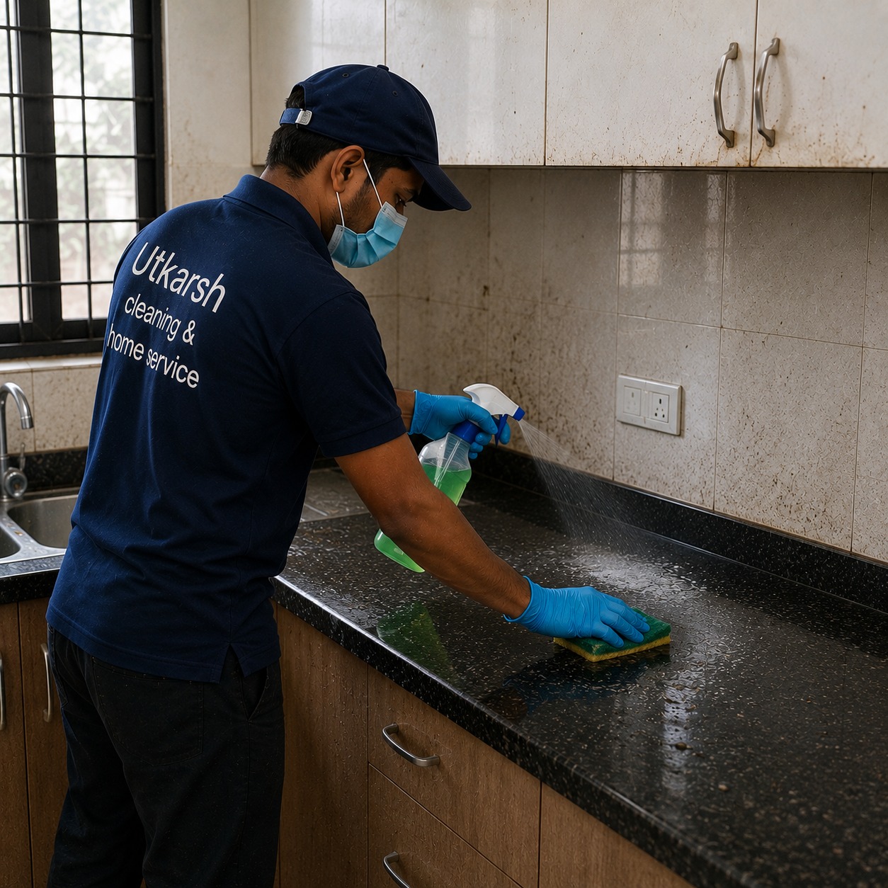 Kitchen deep cleaning