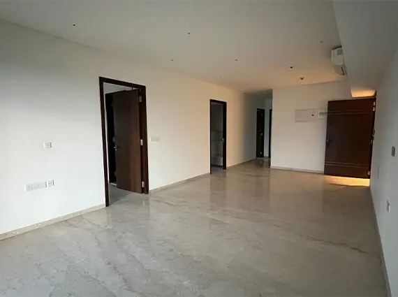3 BHK Unfurnished cleaning