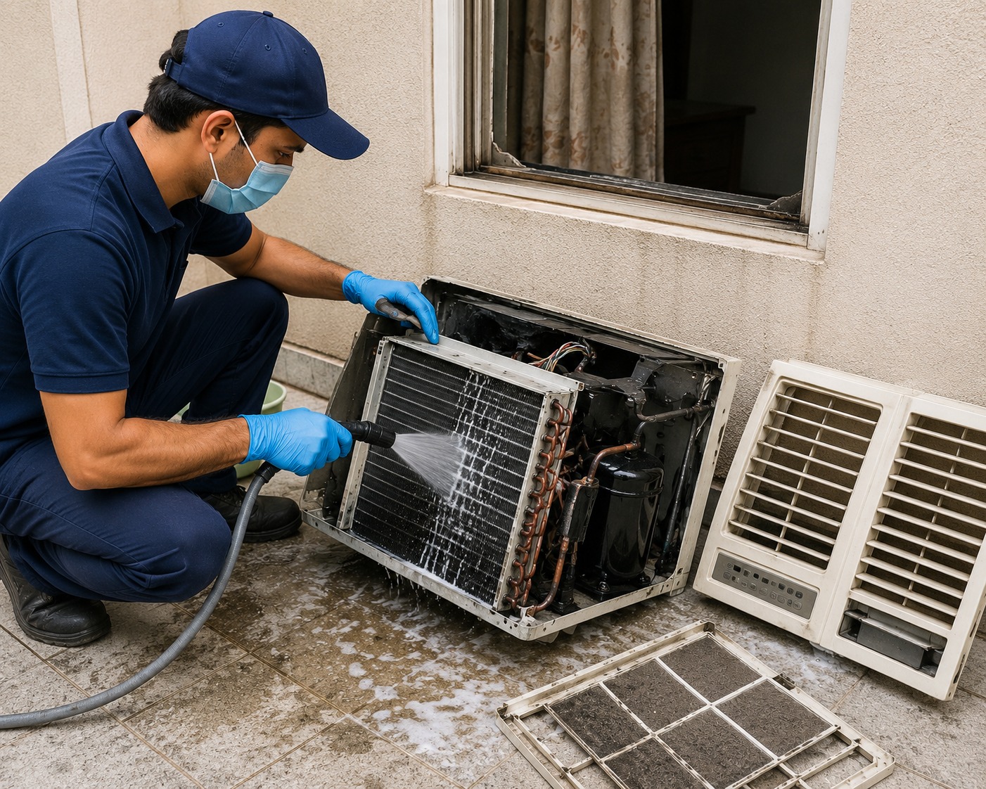 Window AC Without Foam Services in Bhopal